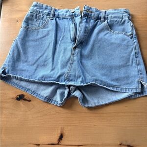 SHEIN Light Blue Jean Skort